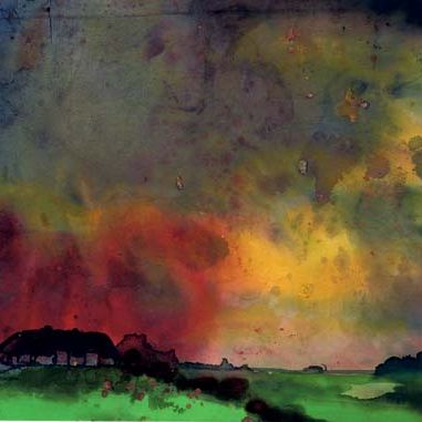 Emil Nolde — Маршландшафт в Айнем-Бауэрнхофе
