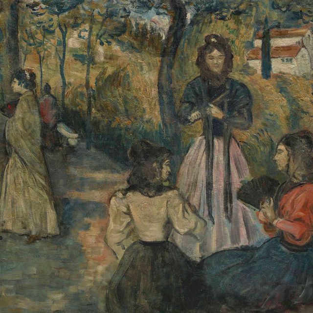 Émile Bernard — Беседа в парке