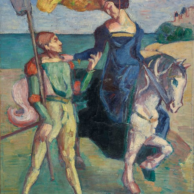 Émile Bernard — Воин и амазонка