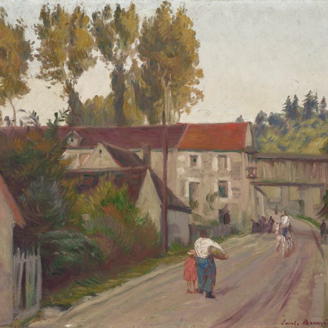 Émile Bernard — Улица Тоннер в Ле-Мулен-д'Анфер