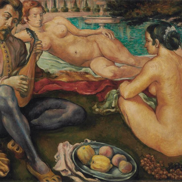 Émile Bernard — Ухаживание за любовью