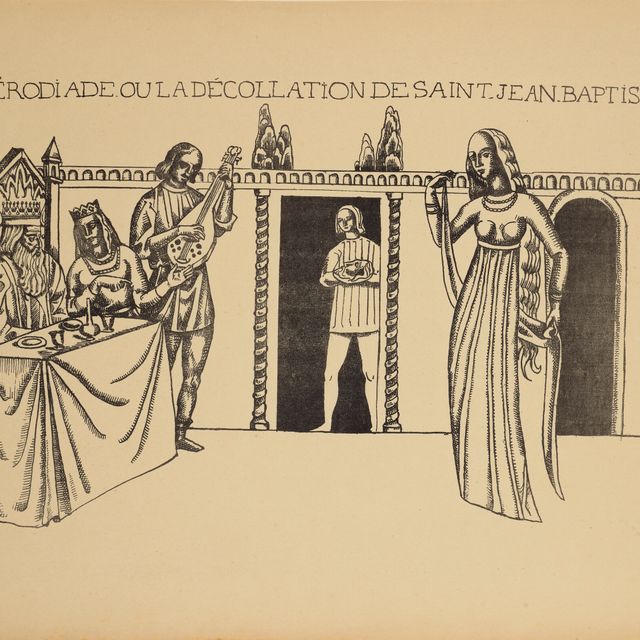 Émile Bernard — Героиня в декольте Святого Жан-Батиста