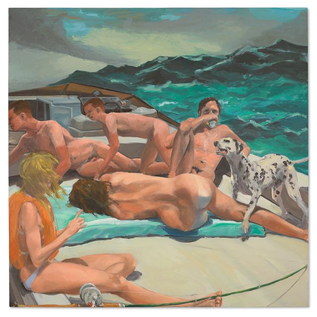 Eric Fischl — Лодка старика и собака старика