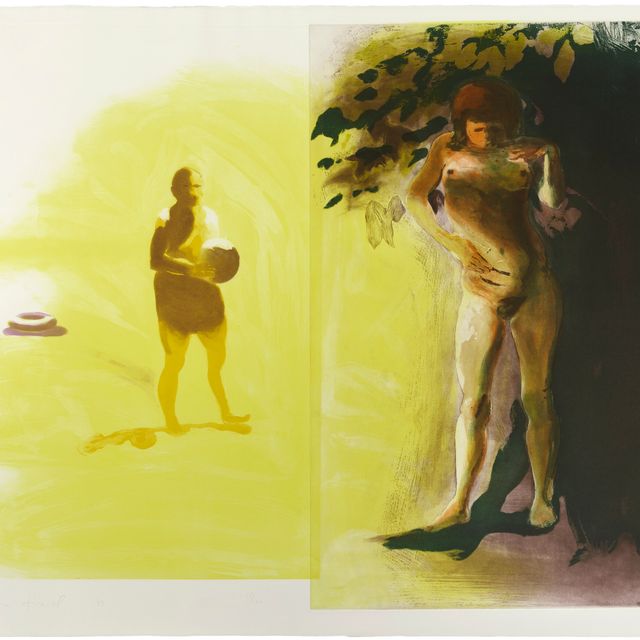 Eric Fischl — Внутренняя трубка, выполненная четырьмя акватинтами