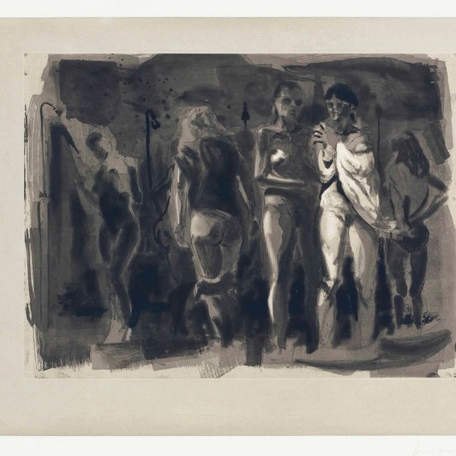 Eric Fischl — Душ, выходящий на пляж и душевая кабина