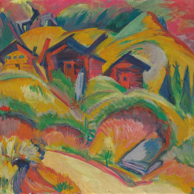 Ernst Ludwig Kirchner — Дорога в Хюттен-ам-Хюгель, Дорога в Хюттен