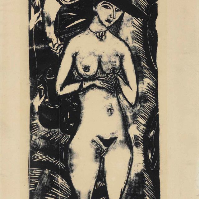 Ernst Ludwig Kirchner — Акт из шварцемской хижины