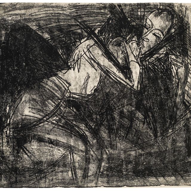 Ernst Ludwig Kirchner — Любовь в Моргане (Влюбленные по утрам)