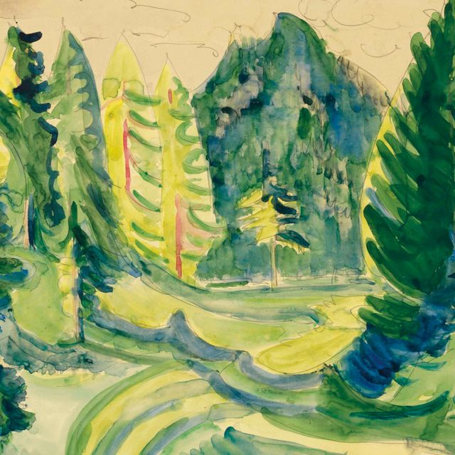 Ernst Ludwig Kirchner — Дер Берг