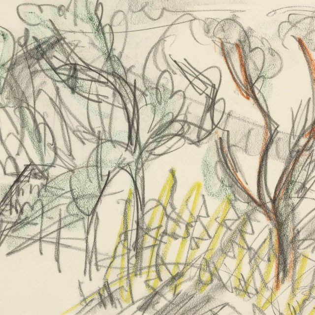 Ernst Ludwig Kirchner — Баумгруппа в Кенигштайне ( спереди ); Маннергейм ( сзади )