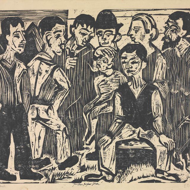 Ernst Ludwig Kirchner — Бауэрн, аплодисменты (Дуб H 449)