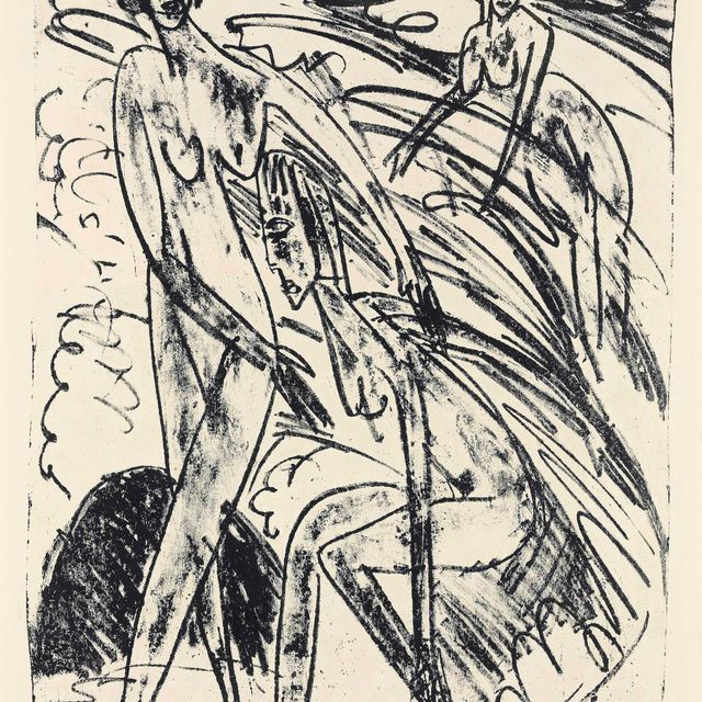 Ernst Ludwig Kirchner — Баденде в Веллене