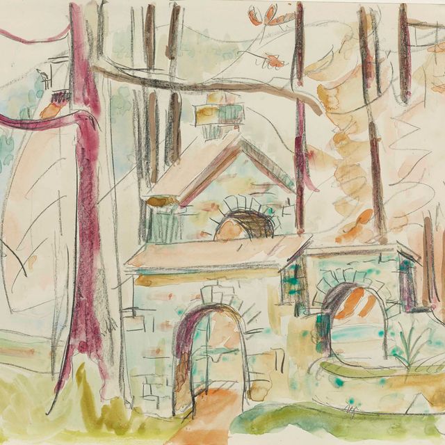 Ernst Ludwig Kirchner — Вальдфридхоф, Давос, ум, 1935