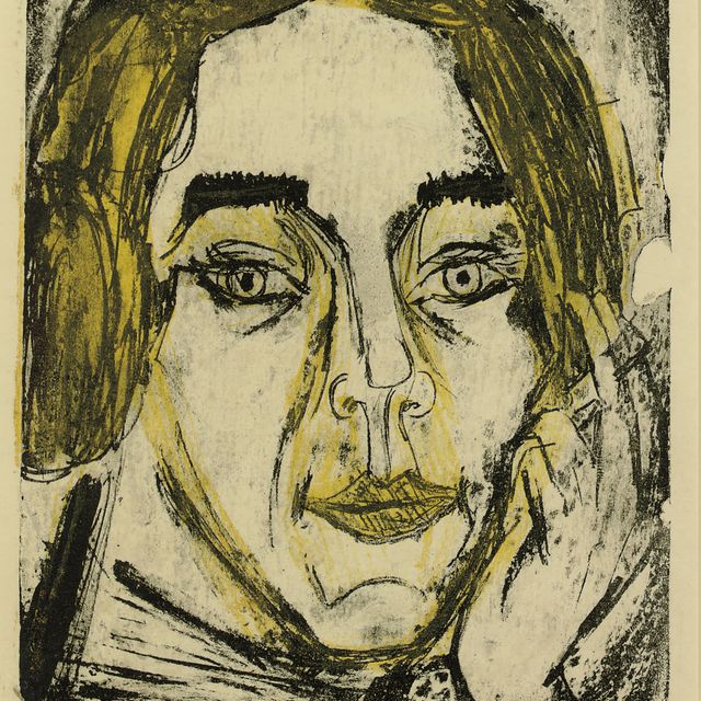 Ernst Ludwig Kirchner — Копф Мэри Вигман (D. L433)
