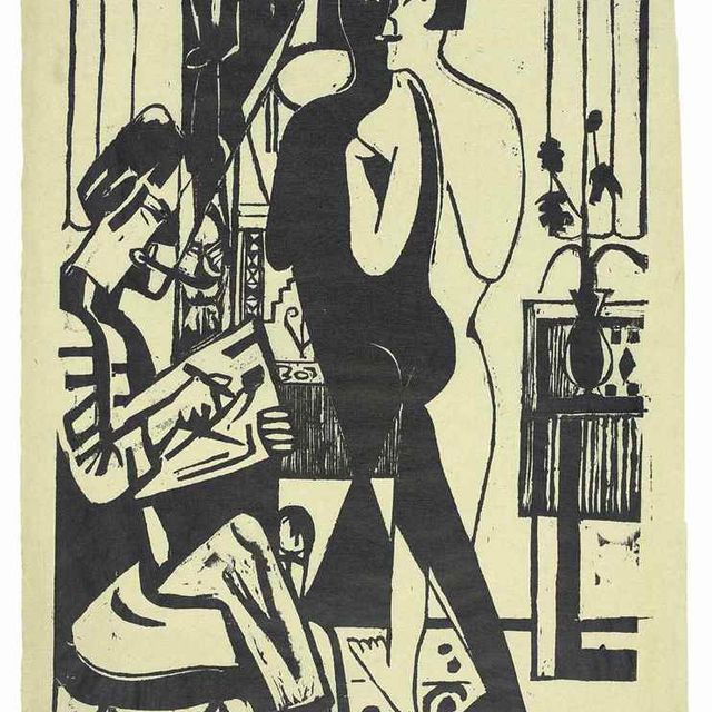 Ernst Ludwig Kirchner — Мастер и модель (D. 668)