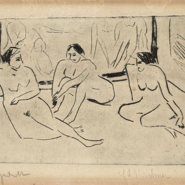 Ernst Ludwig Kirchner — Я хочу побыть с тобой наедине (Дубэ, 70 лет)