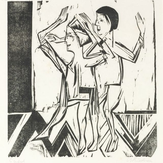 Ernst Ludwig Kirchner — Танзенде Киндер (Dube H 565 II)