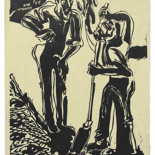Ernst Ludwig Kirchner — Цвай Штрассенарбайтер (D. 662)