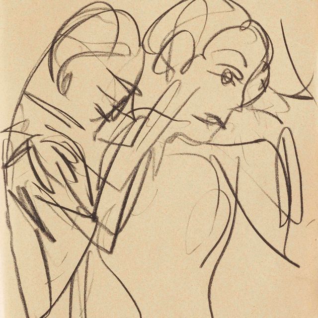 Ernst Ludwig Kirchner — Скульптурная студия "Цвей фигурен", 1930 год