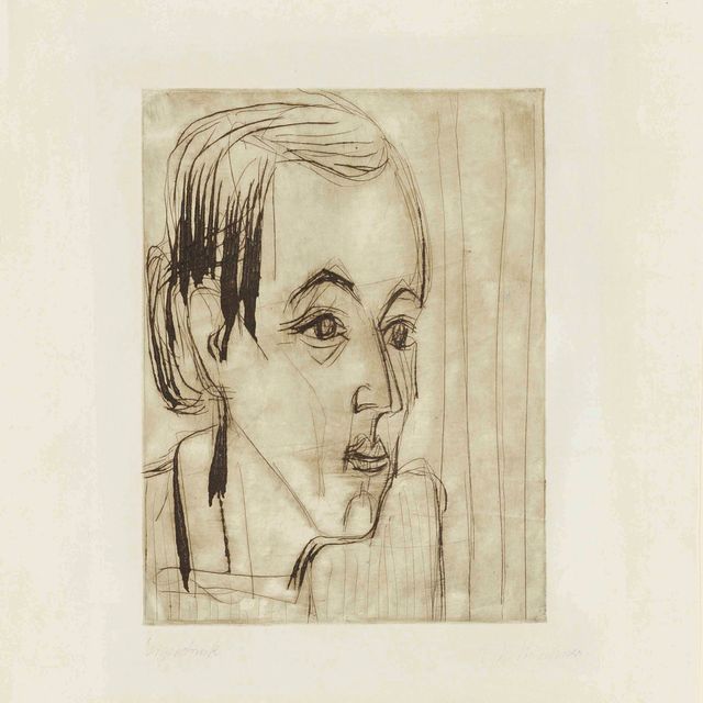 Ernst Ludwig Kirchner — Портрет фрау Дженни, 1924