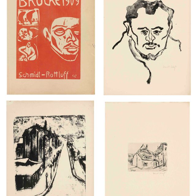 Ernst Ludwig Kirchner — Портфель Brücke 1909 (Dube 706; Schapire 9, 56, 57)