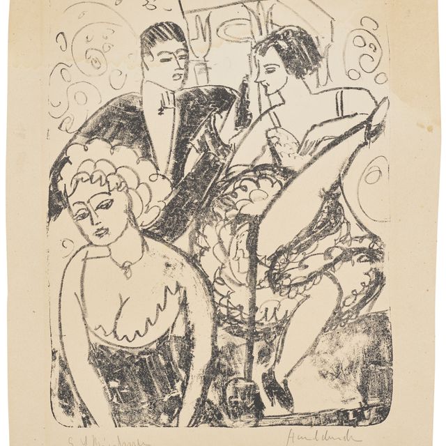 Ernst Ludwig Kirchner — Танцпол в кляйнем Варьете