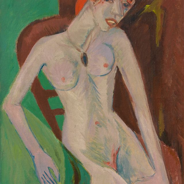 Ernst Ludwig Kirchner — Ротариге (прямая сторона); Роза Стиллебен (оборотная сторона)