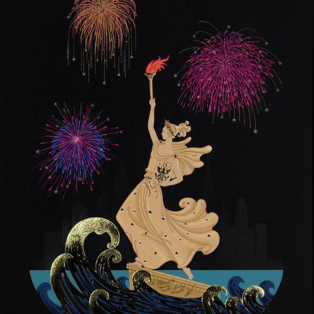Erté — Без названия (Статуя Свободы, Четвертое июля)