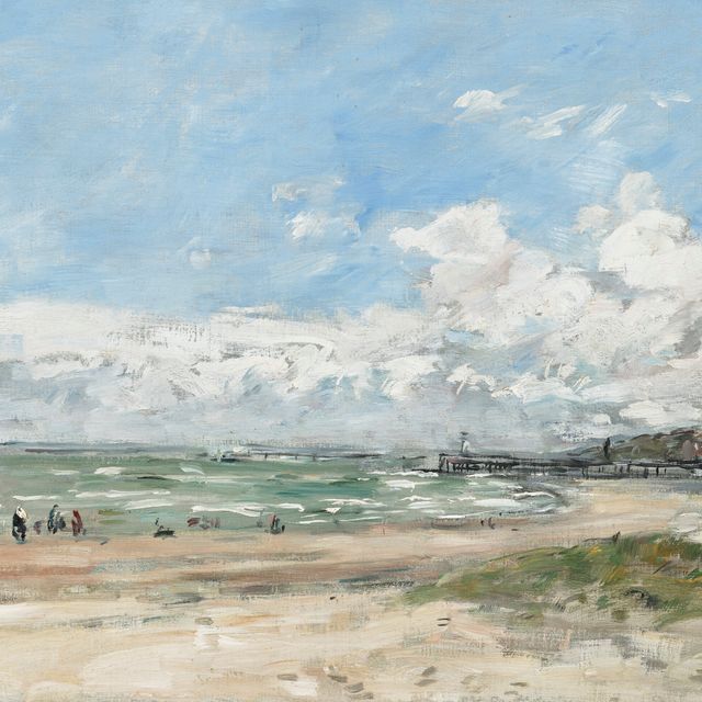 Eugène Boudin — Довиль, ла Пляж