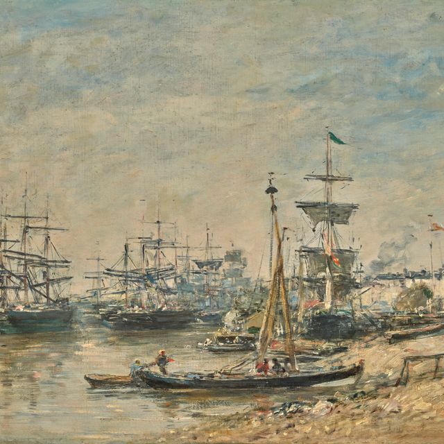 Eugène Boudin — Бордо, ле-порт