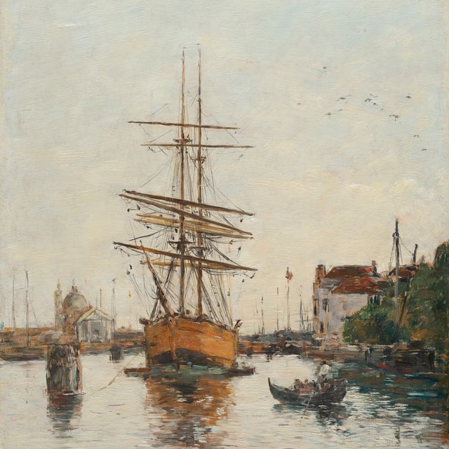 Eugène Boudin — Венеция, набережная Джудекки