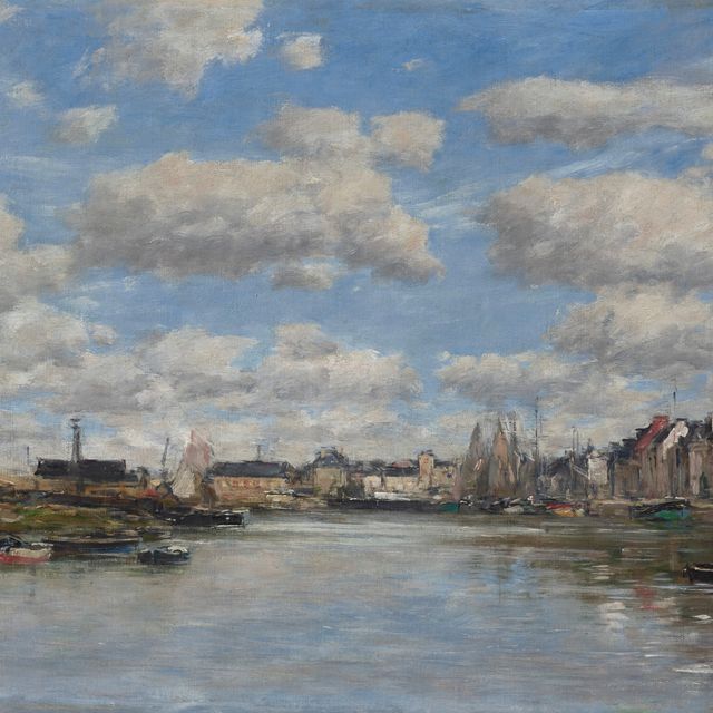 Eugène Boudin — Трувиль, Ле-Порт