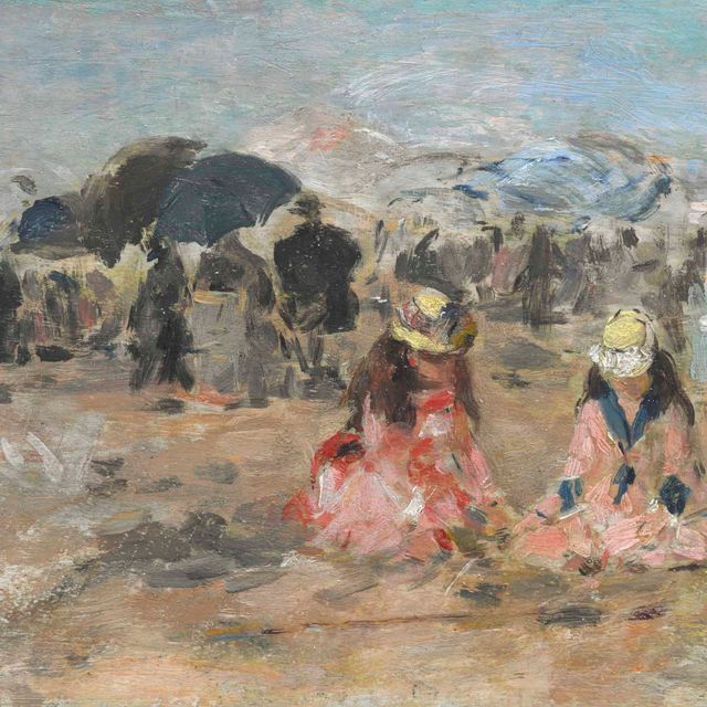 Eugène Boudin — Трувиль, Сцена на пляже