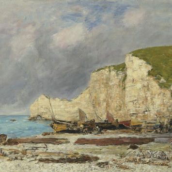 Eugène Boudin — Этрета. Морские прогулки и Фалез д'Амон