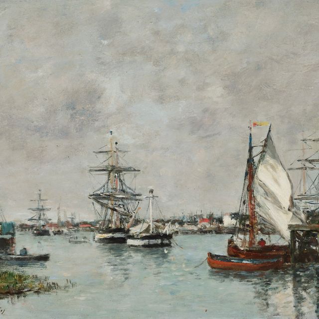 Eugène Boudin — Порт-д'Анвер