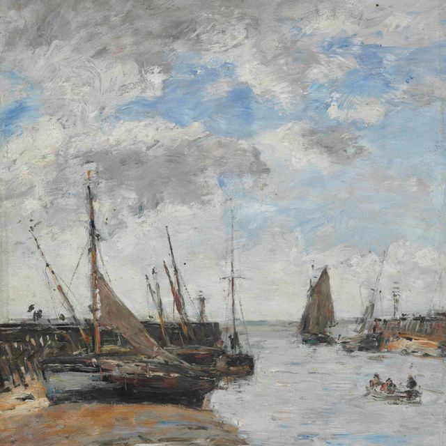 Eugène Boudin — Трувиль, острова на юге Моря