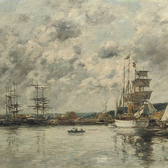 Eugène Boudin — Гавр, норвежское поле битвы за портом