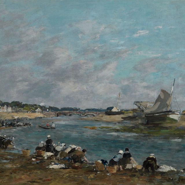 Eugène Boudin — Лавезусы без лифчиков для Тук