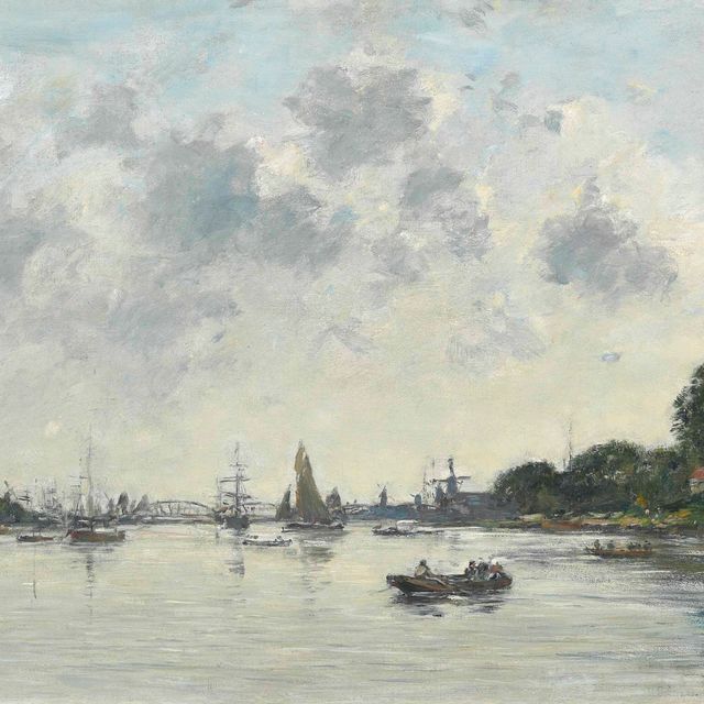 Eugène Boudin — Дордрехт. Ла-Маас