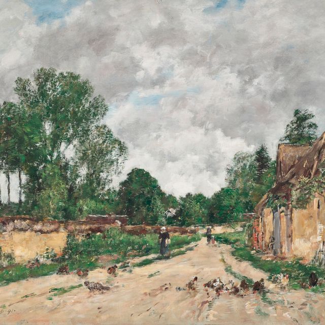 Eugène Boudin — Ойзем, Деревенский маршрут