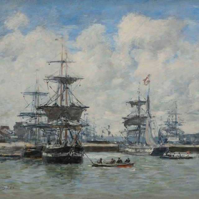 Eugène Boudin — Порт-де-Трувиль