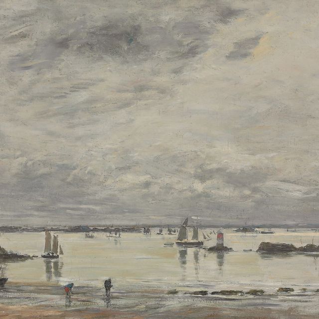 Eugène Boudin — Портрие, ле-порт-маре-бассе