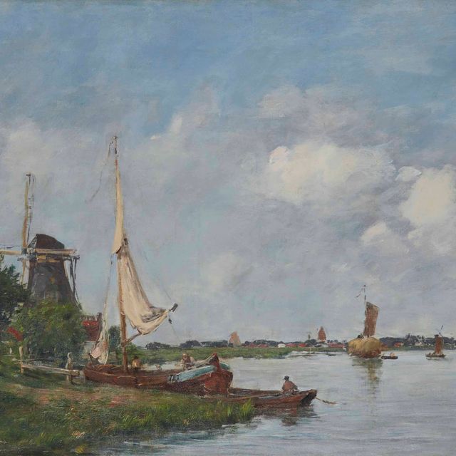 Eugène Boudin — Дордрехт. Берега Мааса