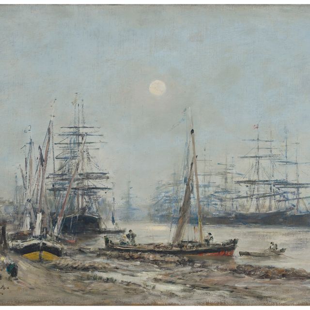 Eugène Boudin — Бордо. Труа-Мат-данс-ле-Порт