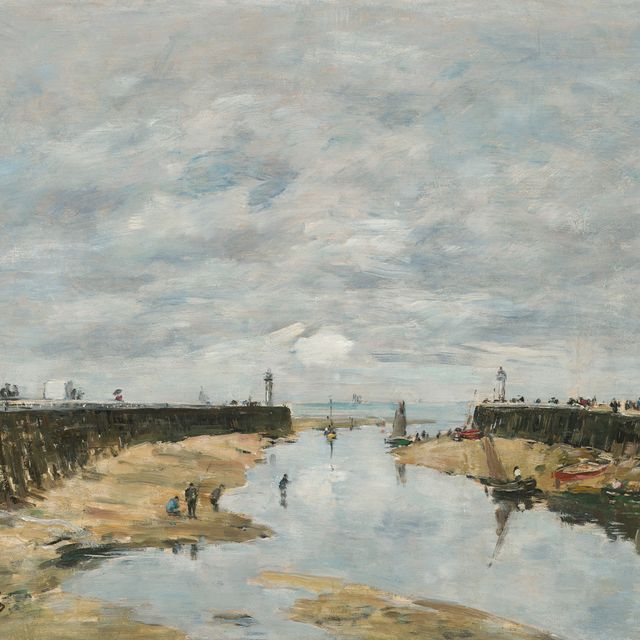 Eugène Boudin — Трувиль, ле-жете, Маре-бассе