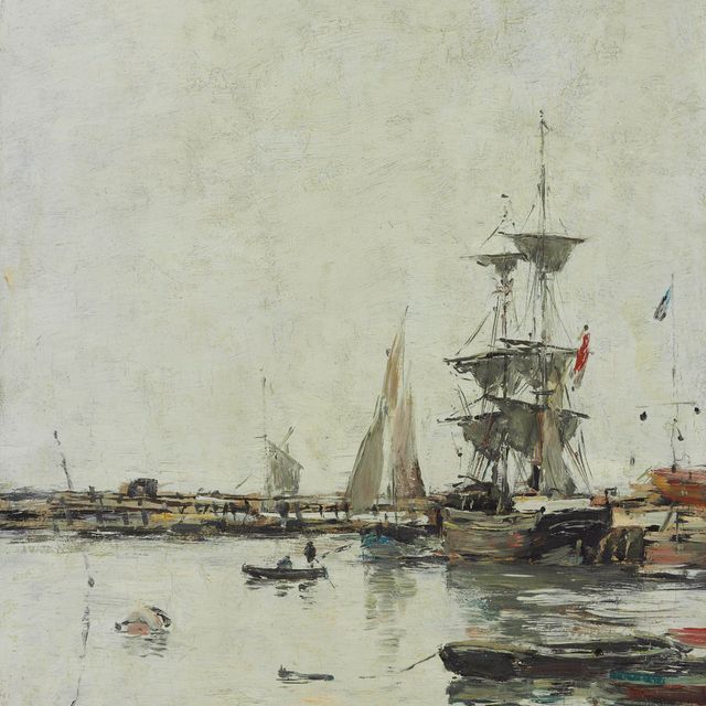 Eugène Boudin — Прогулка по Трувилю