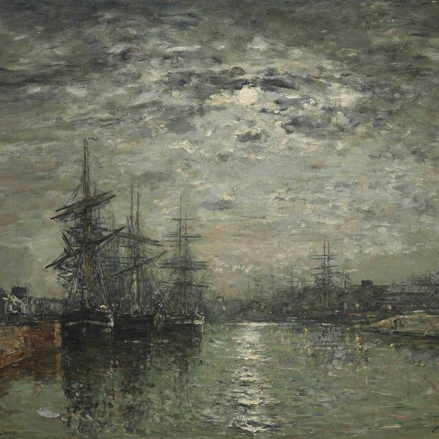 Eugène Boudin — Гавр. Порт Ле