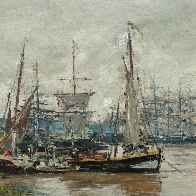 Eugène Boudin — Бордо. Ле порт