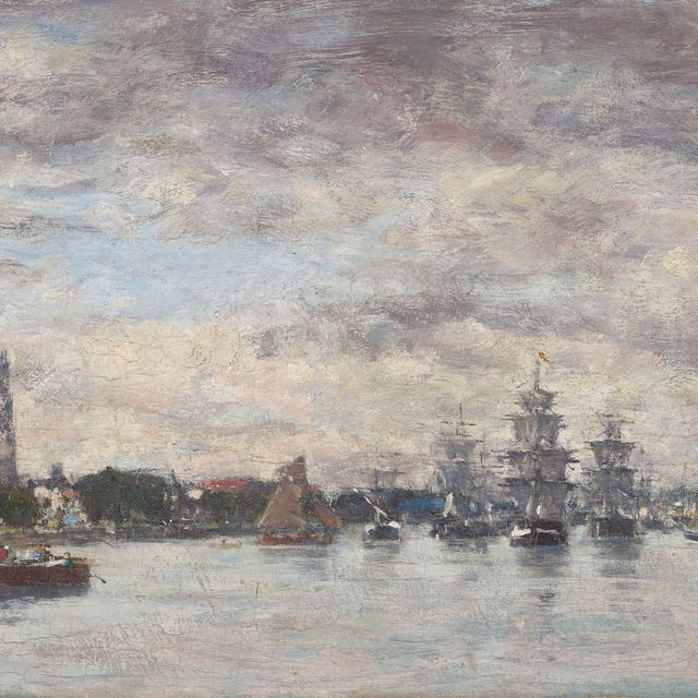 Eugène Boudin — Анвер, Бато-сюр-л'Эско