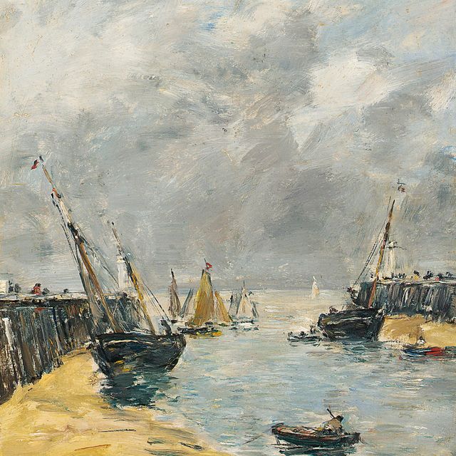 Eugène Boudin — Ле-жете, Маре-бассе, Трувиль